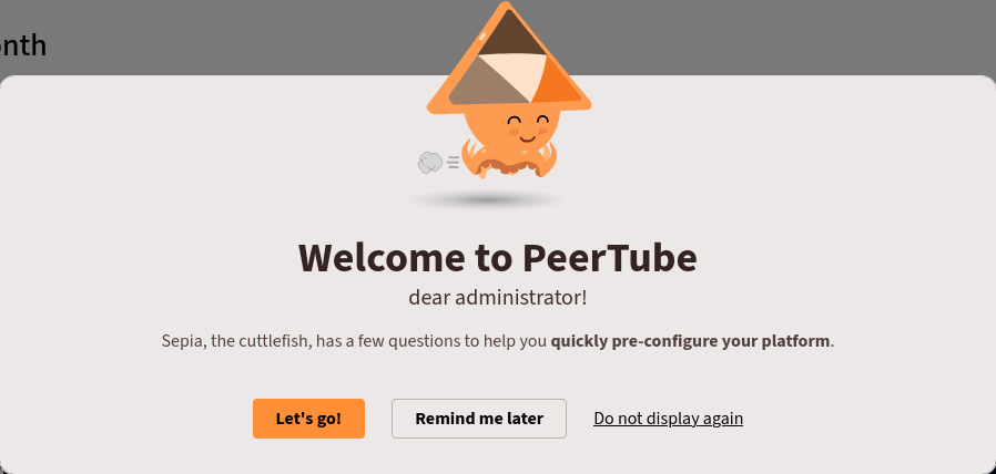 screenshot configuration wizard